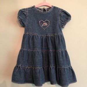 SOLD 🎉Toddler jeans dress 💕